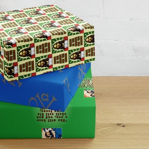 Assortimento di carta da regalo natalizia cristiana / Gesù è il motivo della stagione, Chi Rho e Matteo 1:21