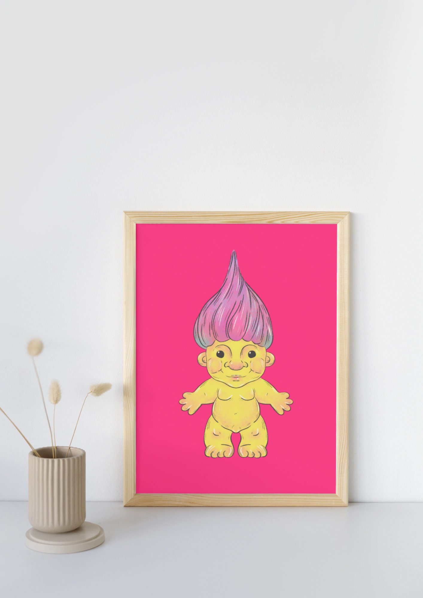 Evil Troll Head PNG | Graphic T-Shirt Digital File, Trolls Dolls, Urban  Sublimation, Creepy Monster DTG Clipart