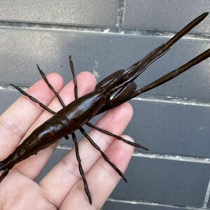 Vintage Copper Shrimp Figure Japanese Antique Metal Sea Animal Artisan ...