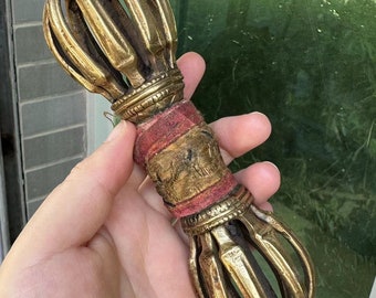 チベット銅ドルジェ仏教マハーカラ仏ネパール金剛力プルバお守り宗教