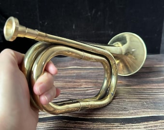 Trompette de cavalerie instrument à vent en métal Musique orchestre