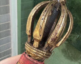 チベット銅ドルジェ仏教マハーカラ仏ネパール金剛力プルバお守り宗教