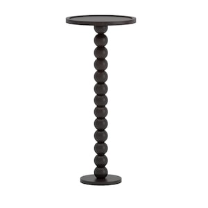 Luna side table/wood table/drink table/cocktail table/Housewarming party/living room table/patio table/plant stand/Pedestal Table.