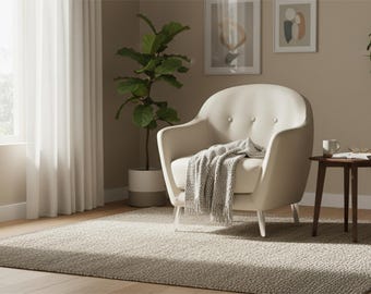 Sillón decorativo, sillón de salón de estilo moderno de mediados de siglo, silla para sala de estar