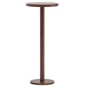 Charles side table/wood table/drink table/cocktail table/small sidetable/living room table/patio table/plant stand/Pedestal Table/Bar Table.