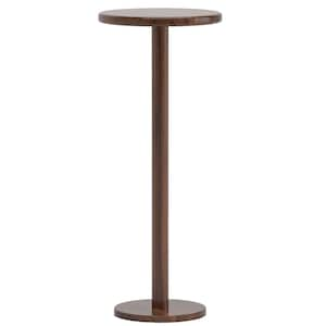 Charles side table/wood table/drink table/cocktail table/small table/living room table/patio table/plant stand/Pedestal Table/Bar Table.