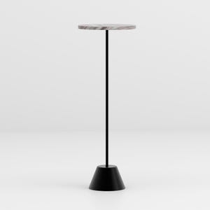 Marble Side Table: End table With Metal Base image 7