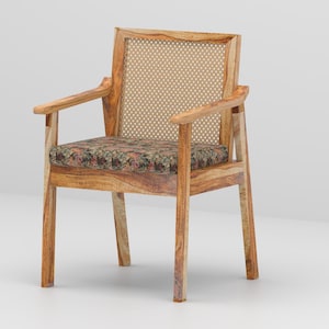 Set Of Chair 2/Rattan Chairs/Wood Chair/Chair For dining/Wooden dining chair/Desk Chair/Garden chair/Modern Chairs/Mid Century wooden chair.