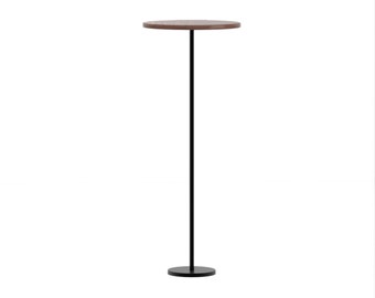 Evans side table/Metal table/drink table/cocktail table/small table/living room table/patio table/plant stand/Pedestal Table/Bar Table.