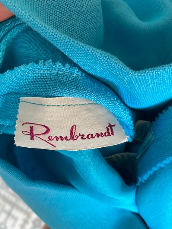 Vintage Rembrandt Beaded Sleeveless Sheath Dress … - image 7