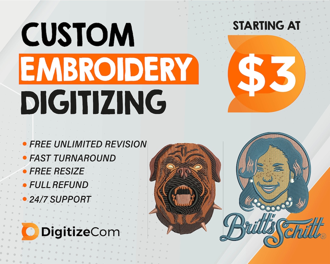 Custom Embroidery Digitizing Embroidery Digitizing Service Custom