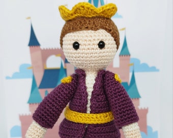 The Prince crochet doll pattern (amigurumi tutorial PDF-file)