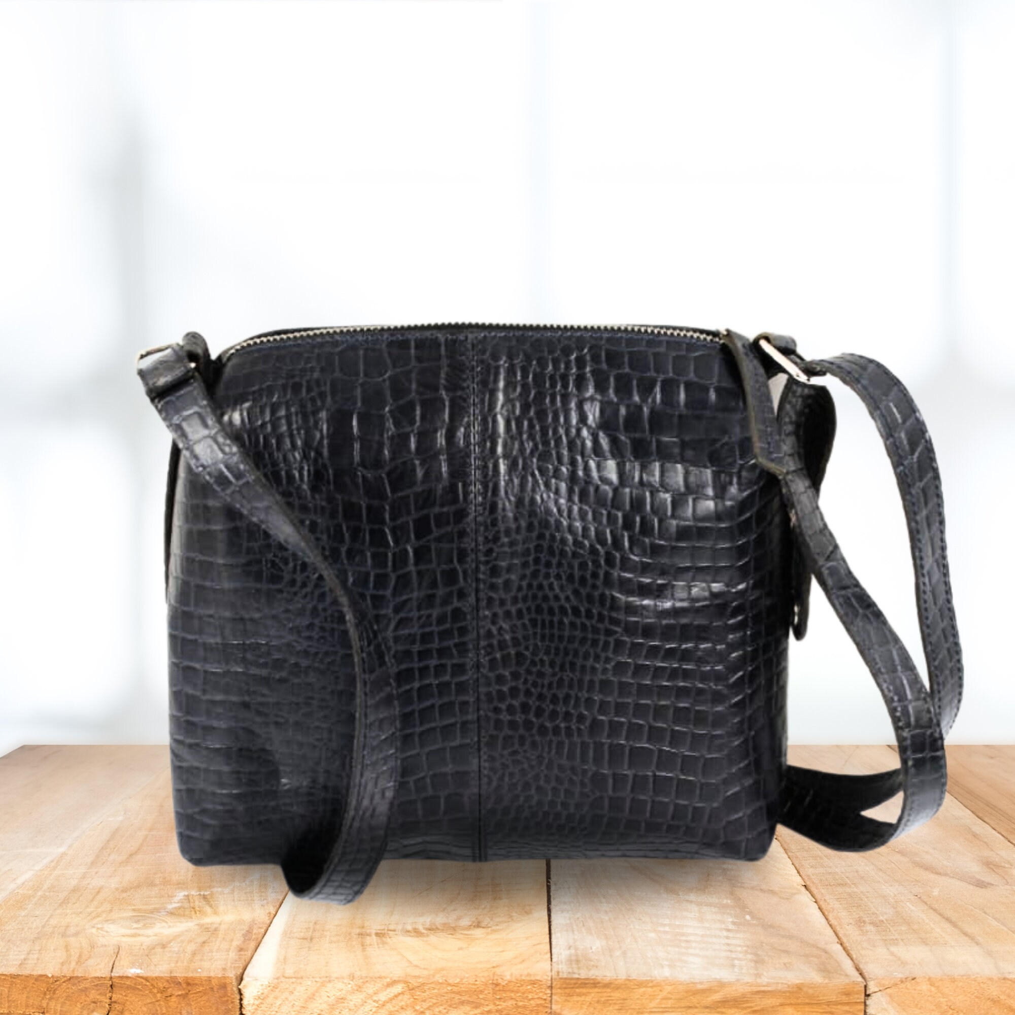 Crocodile Sling Bag Etsy Canada