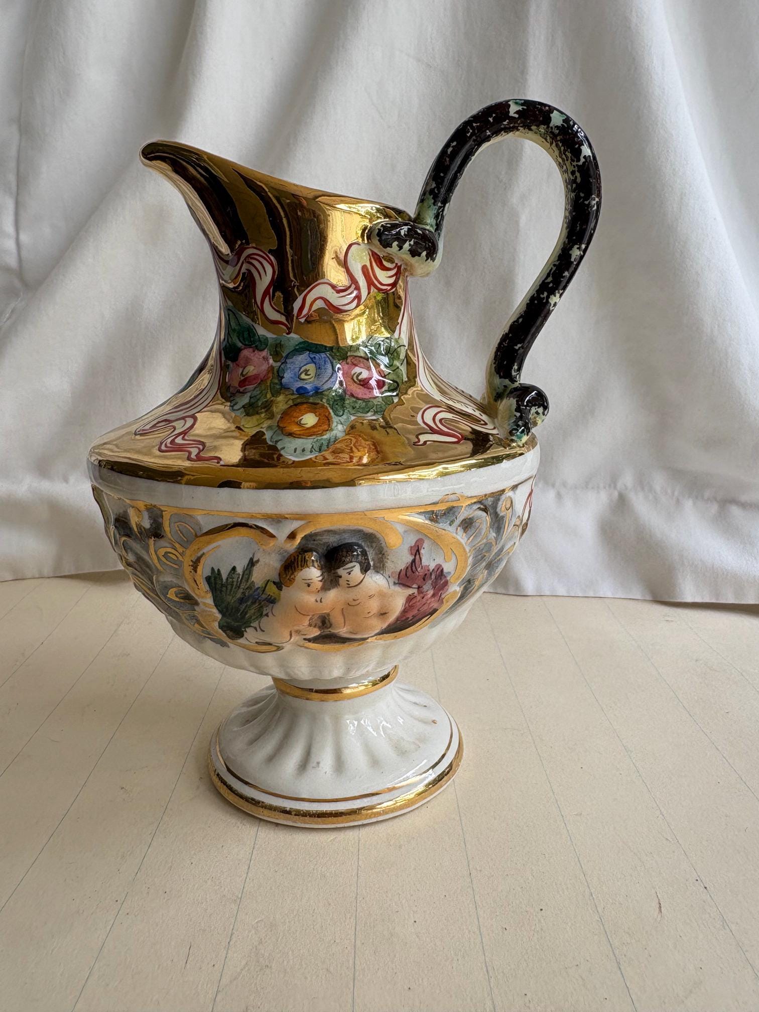 Capodimonte Pitcher - Etsy