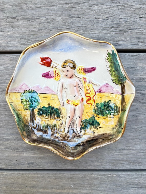 Italian Trinket Tray Capodimonte