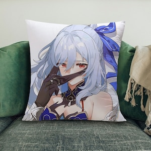 Honkai Star Rail Jingliu Pillow, 2 Way Throw Pillows, Square Pillow