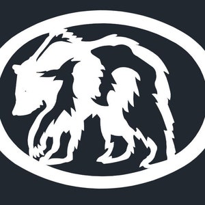 2 Bear Design Metal Art- DXF File - Digital Download- File(s) only- Plasma or Laser cutting files CNC