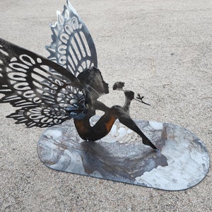 Sitzender Engel / Fee 3D Metal Art - DXF Datei - Digitaler Download - Datei (en) nur - Plasmen oder Laser schneiden Dateien CNC