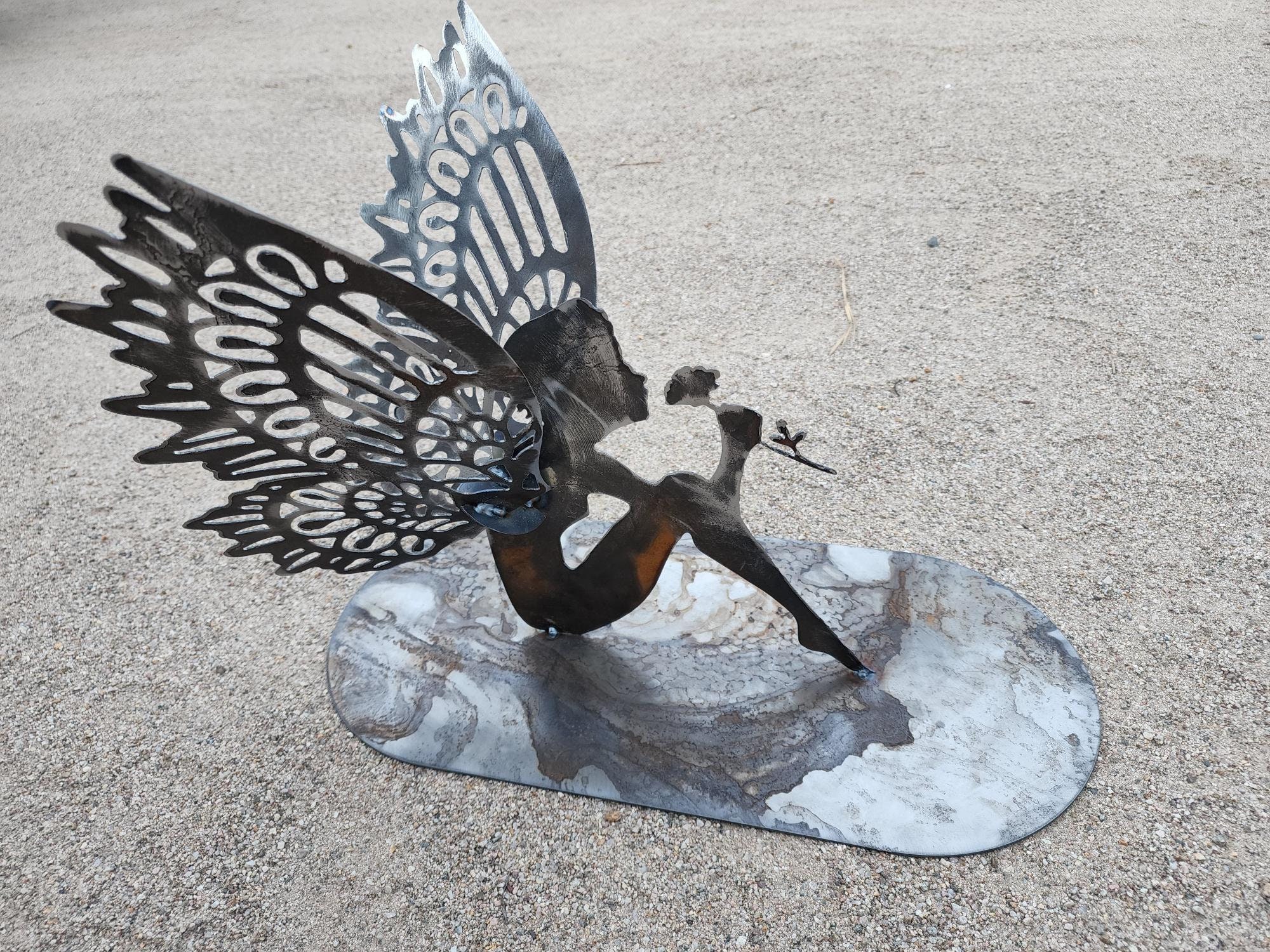 16+ Fairy Metal Garden Art