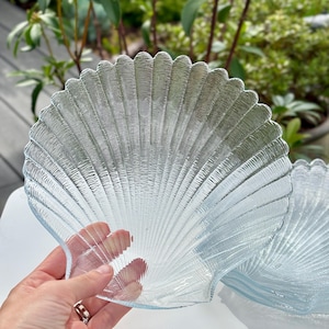 Service à Coquillage Arcoroc 20 Pièces - Verre Givré - Vintage - Livraison Offerte