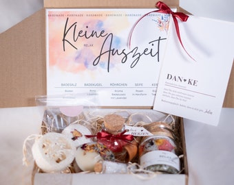 Personalisierte Wellness Geschenkbox, Set Relax, Wellness Set, Auszeit Box, Wellness Geschenkset, Spa Set, Spa Box