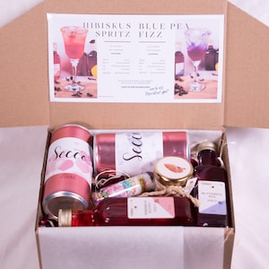 Personalisierte Geschenkbox Freundinnen, Geschenkset Cocktail, Geschenk zum Einzug, Geschenke für Freundin, Mädelsabend, Geschenk handmade Cocktail-Set