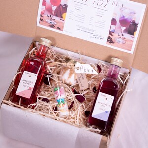 Personalisierte Geschenkbox Freundinnen, Geschenkset Cocktail, Geschenk zum Einzug, Geschenke für Freundin, Mädelsabend, Geschenk handmade Mocktail-Set