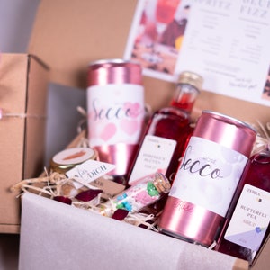 Personalisierte Geschenkbox Freundinnen, Geschenkset Cocktail, Geschenk zum Einzug, Geschenke für Freundin, Mädelsabend, Geschenk handmade zdjęcie 2