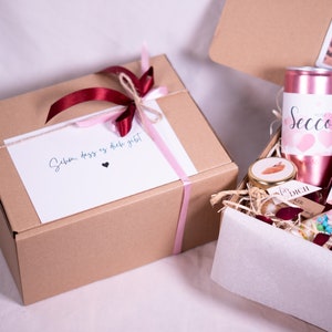 Personalisierte Geschenkbox Freundinnen, Geschenkset Cocktail, Geschenk zum Einzug, Geschenke für Freundin, Mädelsabend, Geschenk handmade zdjęcie 3