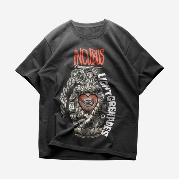 BEST SELLER | Incubus T-shirt | Premium Quality Shirt | %100 Cotton Unisex Tee | Incubus Merch