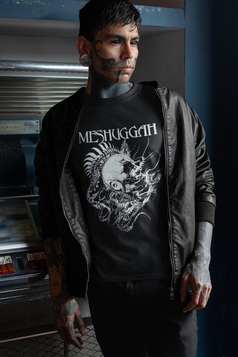 BESTSELLER Meshuggah T-Shirt Meshuggah Merch 100% Baumwolle Unisex Shirt Bild 2
