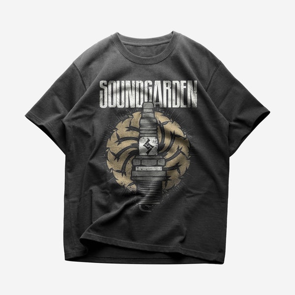 BESTSELLER | Soundgarden T-Shirt - Rock Band Shirt - Black Hole Sun - Fell On Black Days - Soundgarden Merch - 100% Baumwolle Unisex T-Shirt