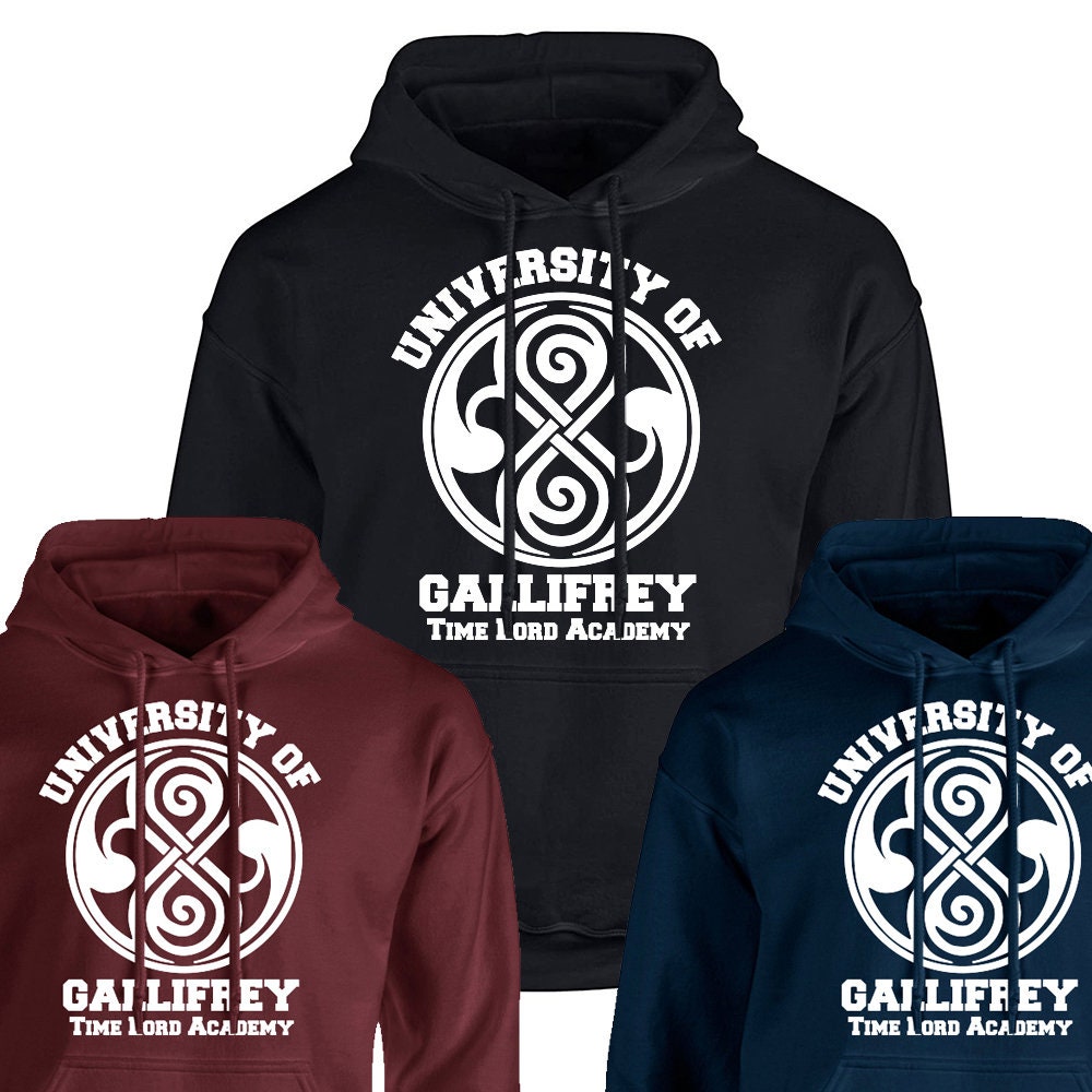 Felpa Con Cappuccio Doctor Who Gallifrey Academy University Time - Foto 8