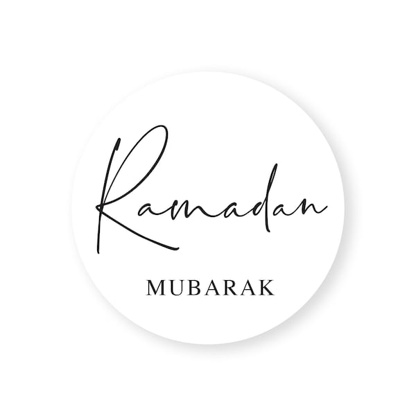 Eco Friendly Recycled Ramadan Mubarak Gift Tags Muslim Small Business Order Packaging Supplies