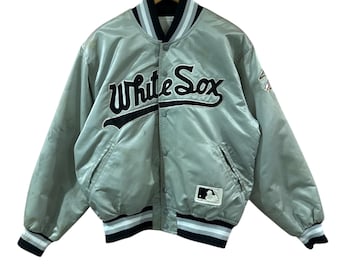 Vintage 90s Starter Chicago White Sox Bomber Jacket - Size Large