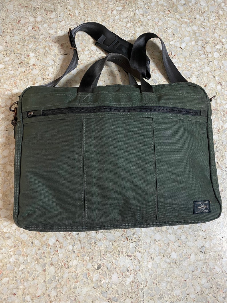 Porter Cordura Messenger Bag Green Army Hergestellt in Japan Bild 3