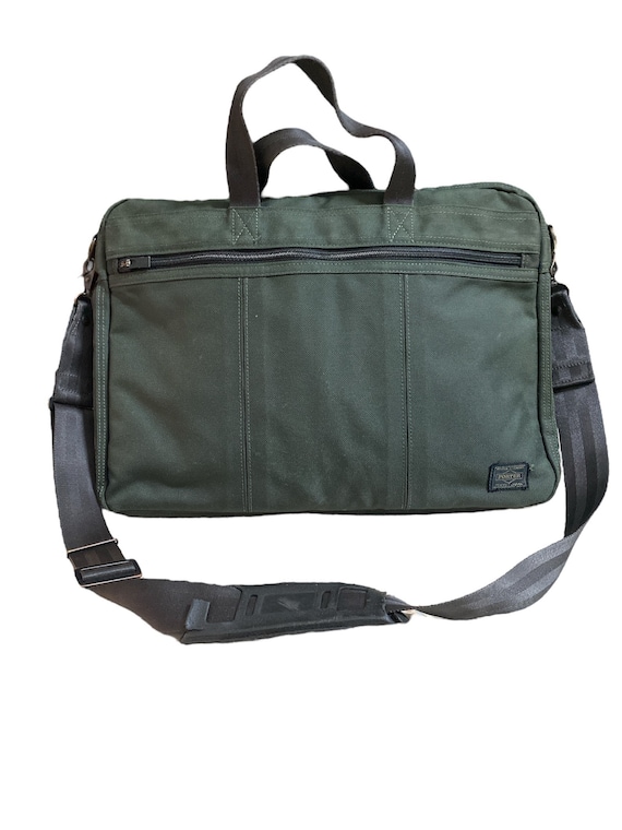 Porter Cordura Messenger Bag Green Army Made in Japan Etsy UK