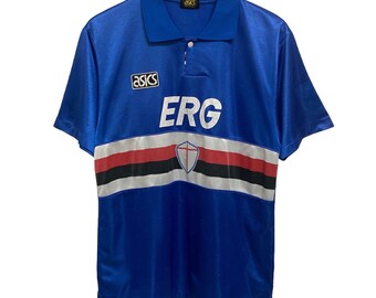 asics - 【1990-91 イタリア製アシックス】サンプドリアSampdoria YL asics - 【1990-91 イタリア製アシックス】 サンプドリア