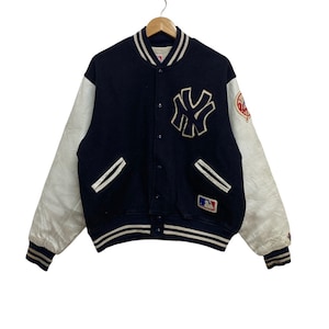 Vintage 90s New York Yankees Felco Light Varsity Jacket MLB