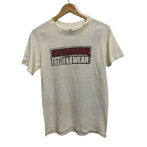 Vintage 80’s Vision Streetwear Tshirt/ Skates/ Small Size