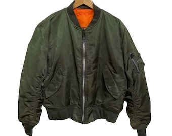 ALPHA 80s MA-1 USA size S 　美品 Alpha ヴィンテージUSA製 MA-1 M 80's