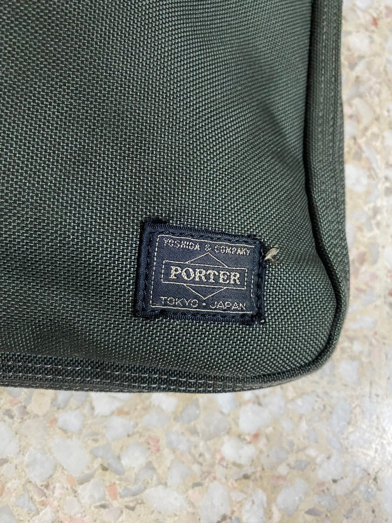 Porter Cordura Messenger Bag Green Army Hergestellt in Japan Bild 4