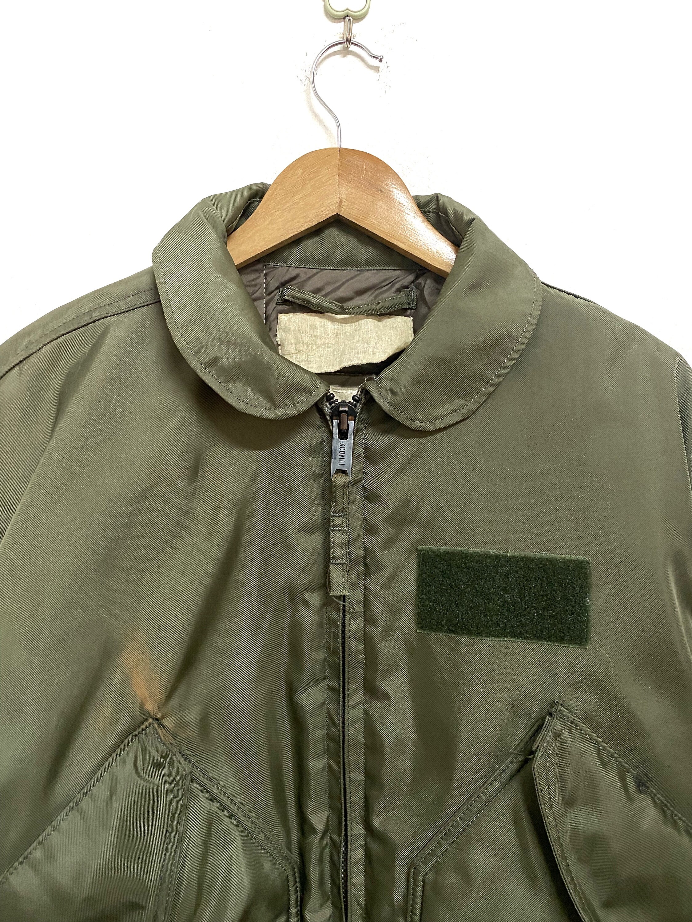 Vintage US Air Force Scovil Zipper Bomber Flight Jacket