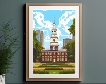 Digital Download | Independence Hall Philadelphia Pennsylvania United States | 100+ Megapixel 300DPI | Print Your Own | Wall Art | Philly