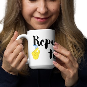 Republican tears mug, Funny mug, Liberal tears mug, Conservative tears mug, White glossy mug
