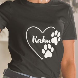 Kahu, Pet Guardian, Hawaï - T-shirt unisexe à manches courtes