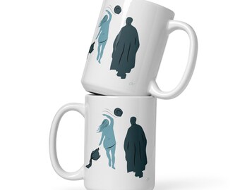 Woman, Life, Freedom - Zan, Zendegi, Azadi, Persian life, Persian living, White glossy mug