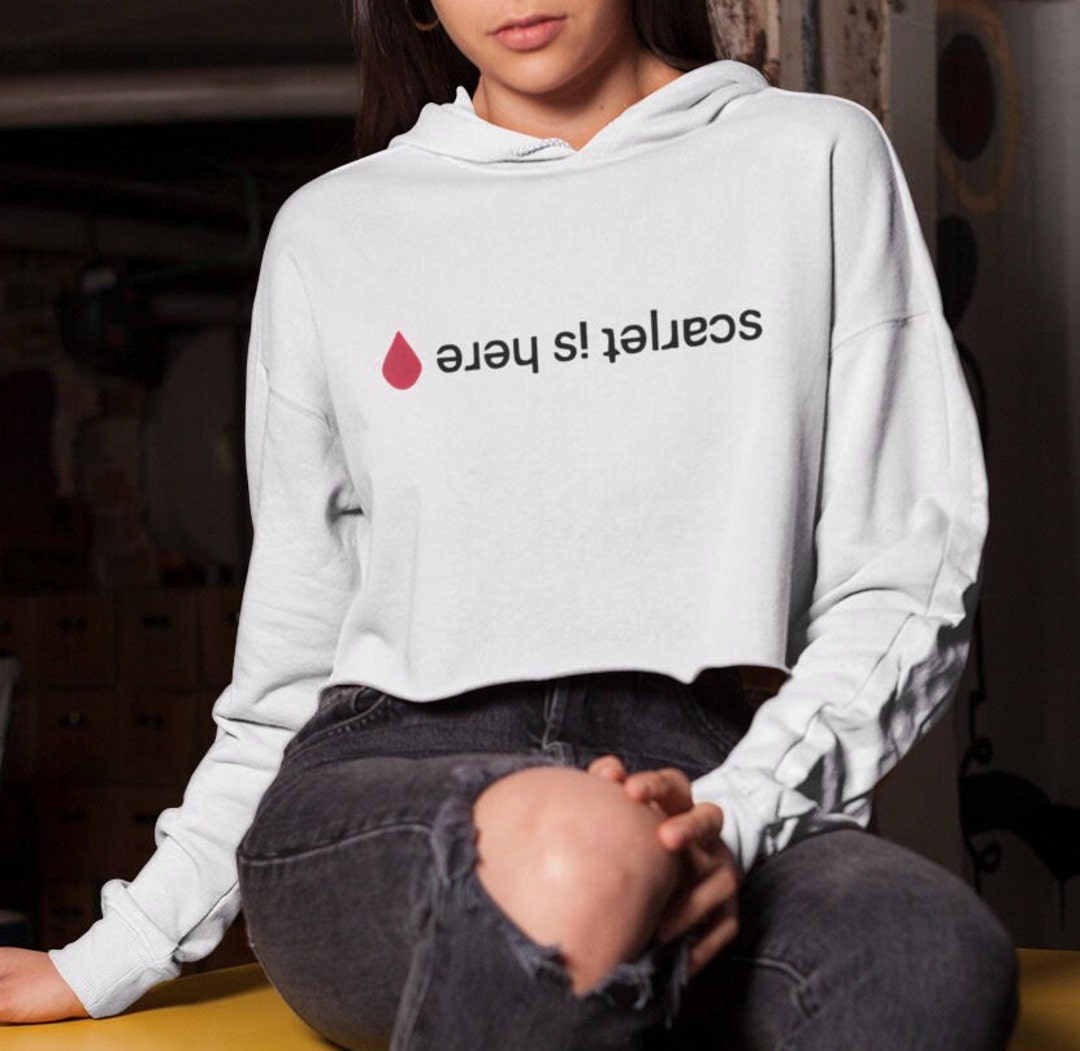 Doja Cat Scarlet Album Crop Hoodie Doja Cat Paint the Town Etsy