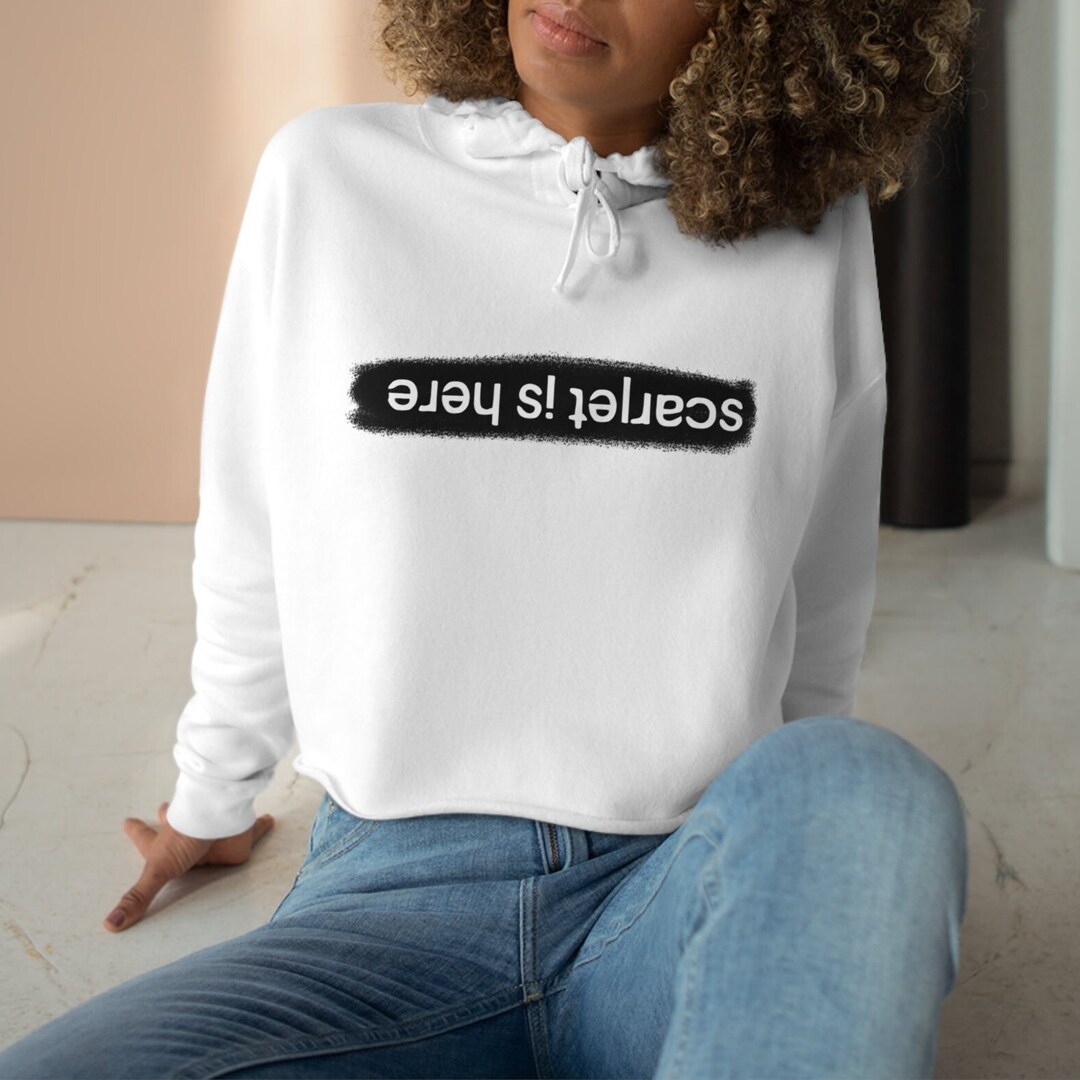 Doja Cat Scarlet Album Crop Hoodie Doja Cat Paint the Town Etsy