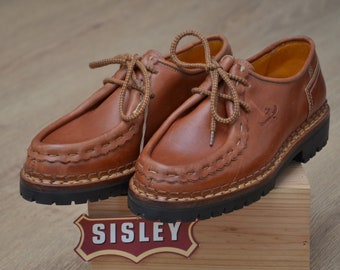 Dead Stock, Vintage 90's Italian Lace-up Derby Shoes